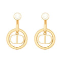 Dior 30 Montaigne Pearls 18K Gold Earrings