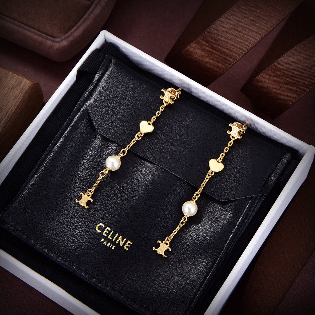 Celine 18K Gold Earrings