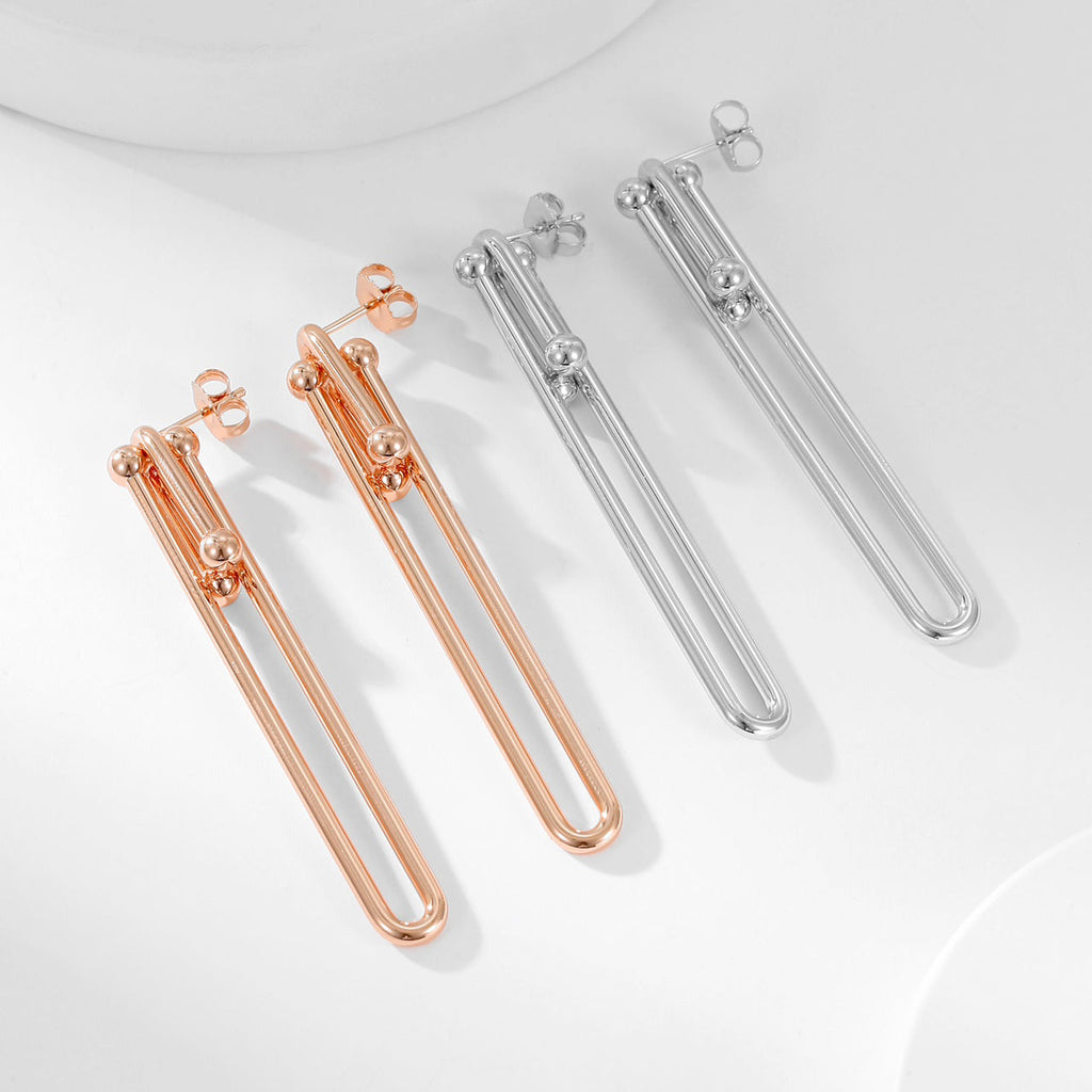 Tiffany HardWear Link 18K Gold Earrings