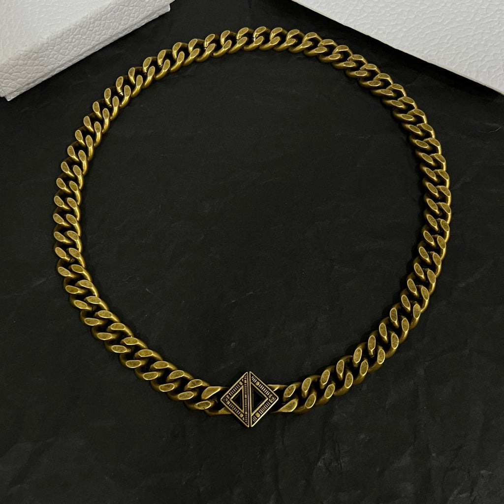 Dior Diamond Chain 18K Gold Necklace