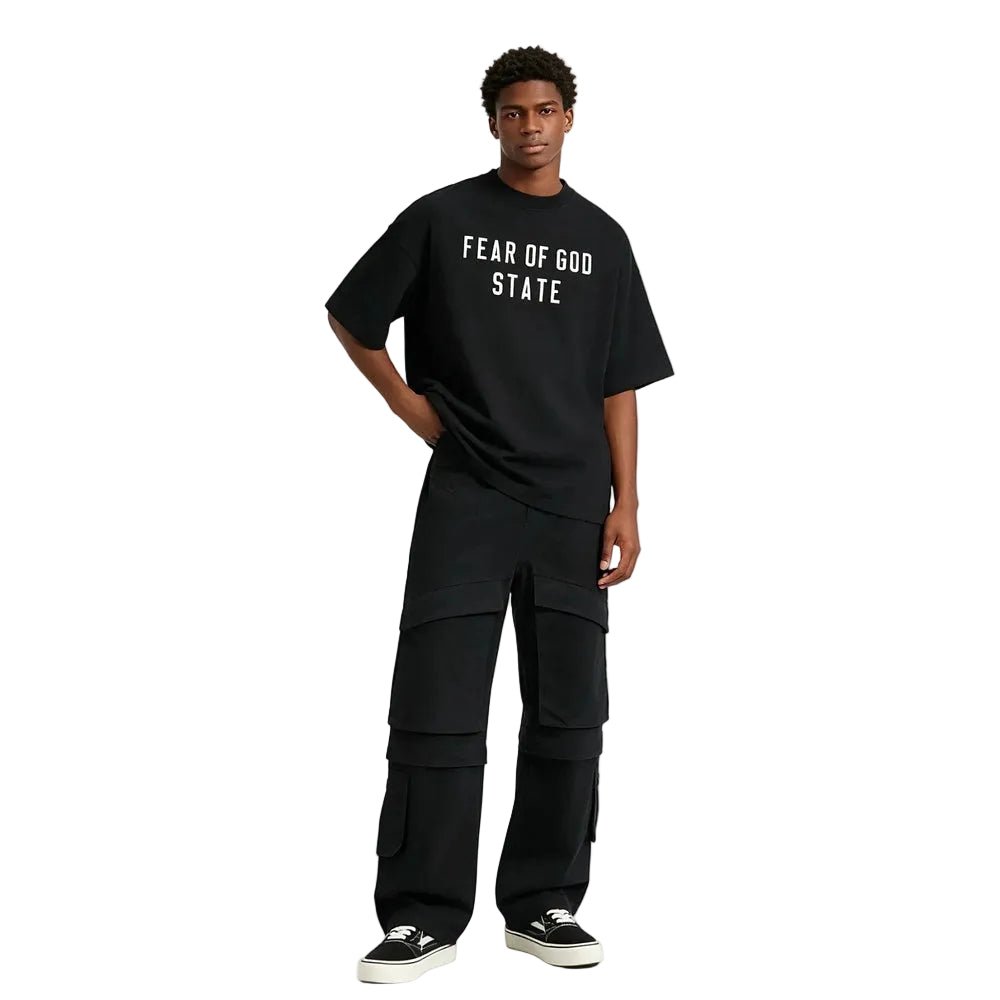 Fear of God Essentials Heavy Crewneck T-Shirt Black