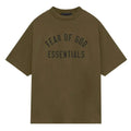Fear of God Essentials Jersey Crewneck T-Shirt Olive