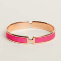 Hermes Olympe Pink 18K Gold Bracelet
